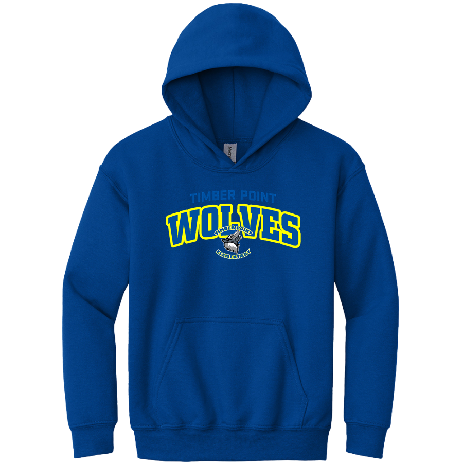 Timber Point Wolves <span class="pdp-name-mascot">Timber Point Wolves</span> Gildan Youth Heavy Blend Hoodie