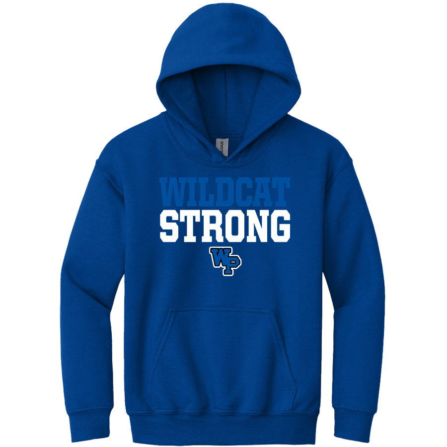 WHITE PLAINS HIGH SCHOOL WILDCATS <span class="pdp-name-mascot">WHITE PLAINS WILDCATS</span> Gildan Youth Heavy Blend Hoodie