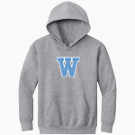 Westover Wildcats <span class="pdp-name-mascot">Westover School Wildcats</span> Gildan Youth Heavy Blend Hoodie Front Thumbnail