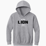 Pride Wrestling Lions <span class="pdp-name-mascot">Pride Wrestling Lions</span> Gildan Youth Heavy Blend Hoodie Front Thumbnail
