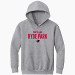 Hyde Park Schools PANTHERS <span class="pdp-name-mascot">Hyde Park Baptist School PANTHERS</span> Gildan Youth Heavy Blend Hoodie Front Thumbnail
