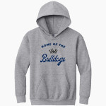 BIS Bulldogs Gildan Youth Heavy Blend Hoodie Front Thumbnail