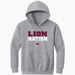 LOCKHART HIGH SCHOOL LIONS Gildan Youth Heavy Blend Hoodie Front Thumbnail