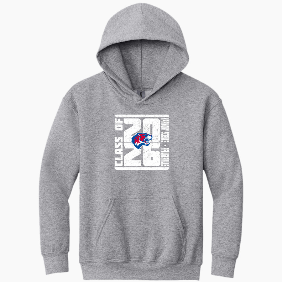HARMONY SCIENCE ACADEMY - PFLUGERVILLE TIGERS <span class="pdp-name-mascot">HARMONY SCIENCE - PFLUGERVILLE TIGERS</span> Gildan Youth Heavy Blend Hoodie
