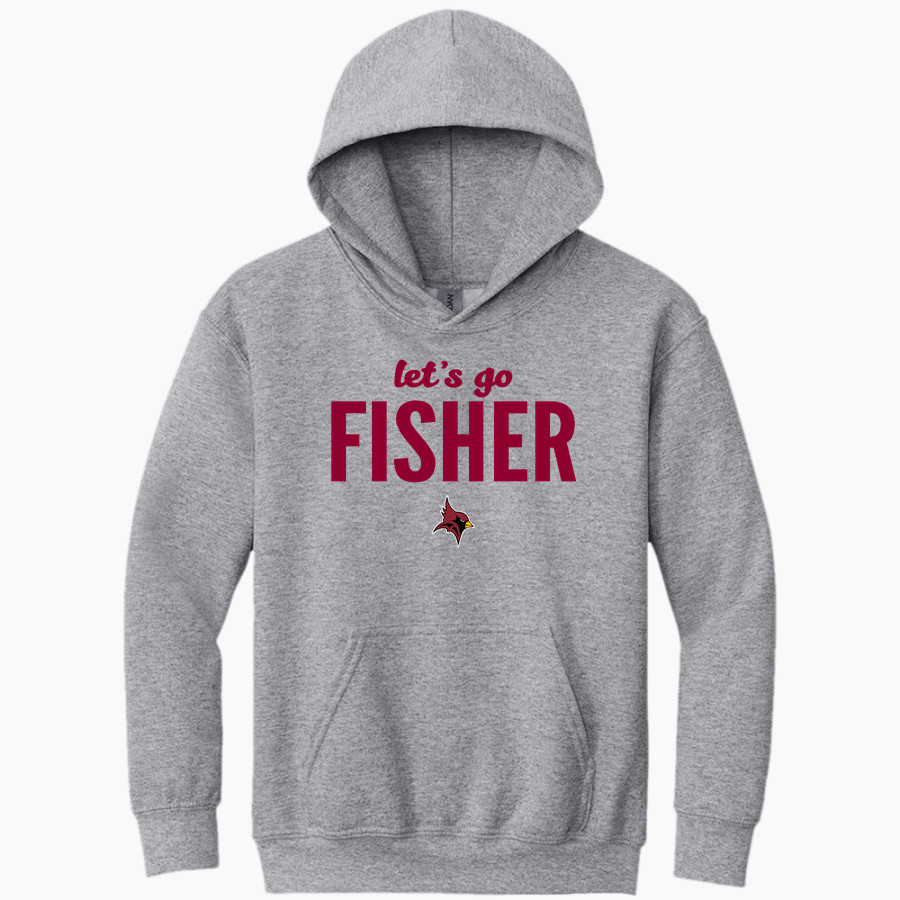 Fisher Cardinals <span class="pdp-name-mascot">Fisher Cardinals</span> Gildan Youth Heavy Blend Hoodie