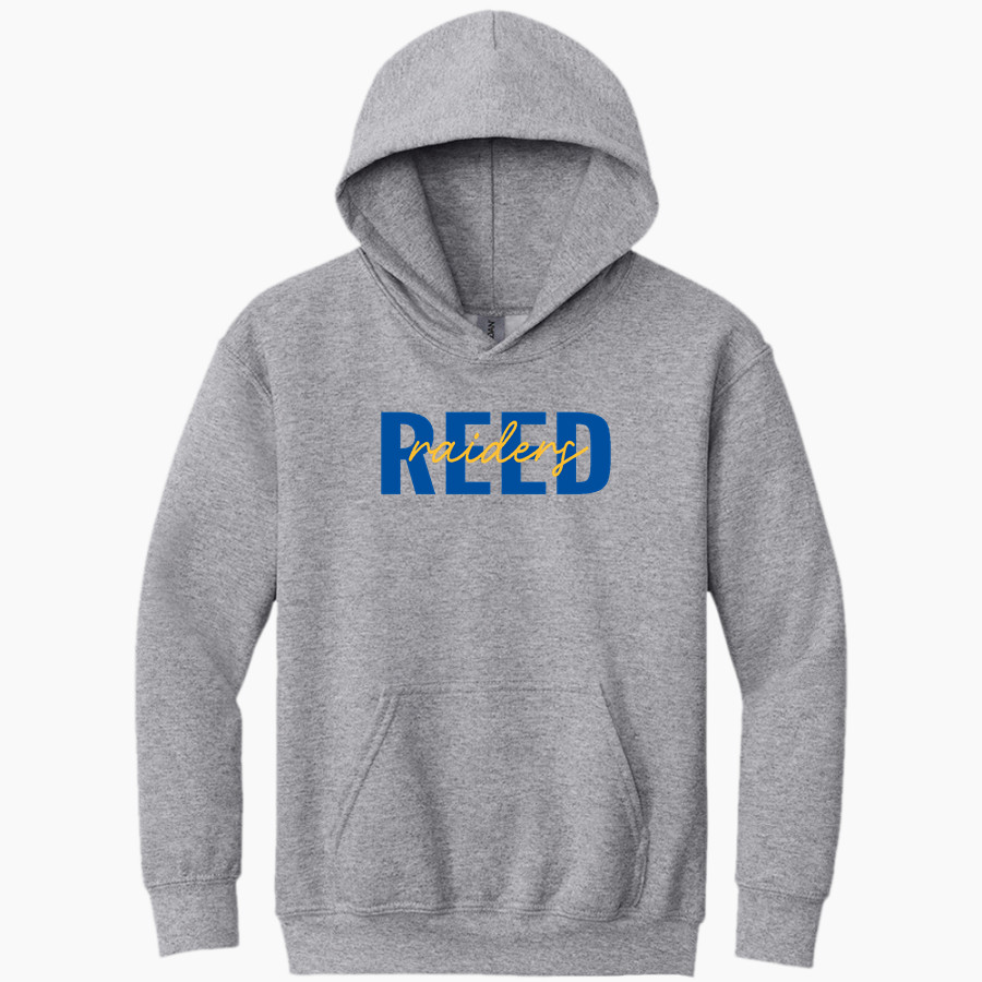 REED HIGH SCHOOL REED RAIDERS <span class="pdp-name-mascot">REED REED RAIDERS</span> Gildan Youth Heavy Blend Hoodie