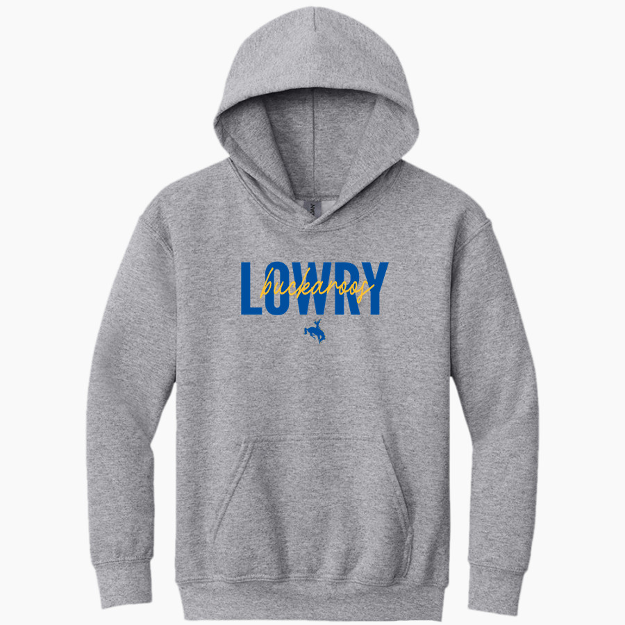 LOWRY HIGH SCHOOL BUCKAROOS Gildan Youth Heavy Blend Hoodie