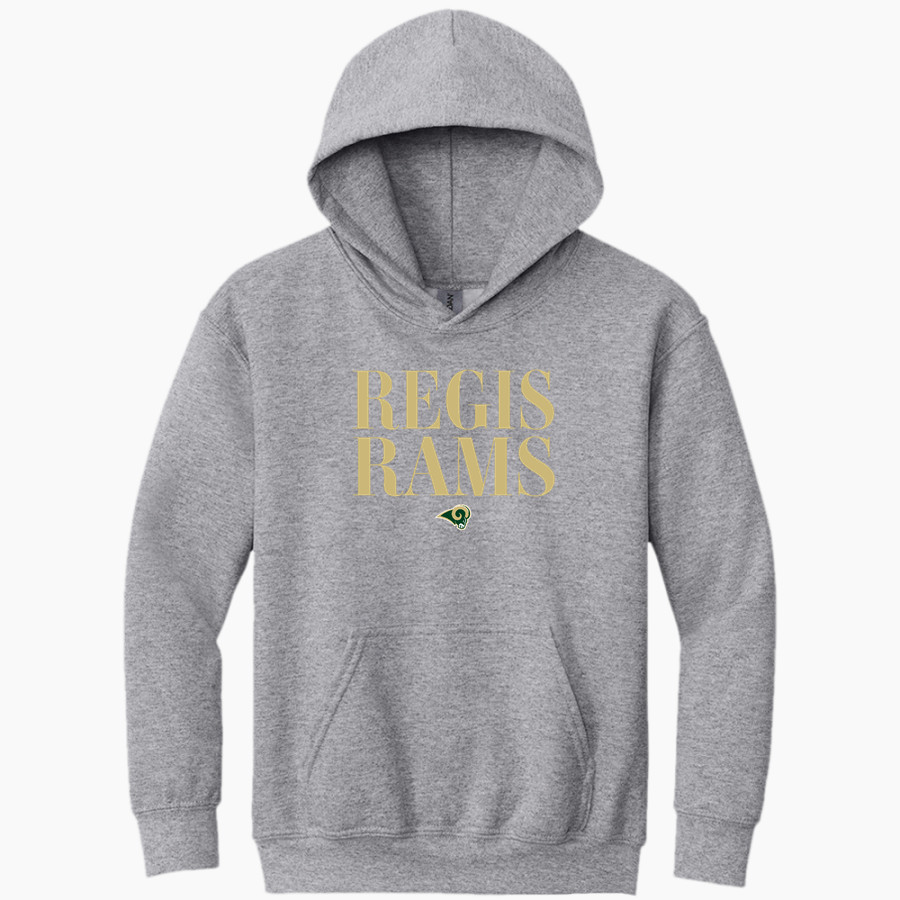 REGIS HIGH SCHOOL RAMS <span class="pdp-name-mascot">REGIS RAMS</span> Gildan Youth Heavy Blend Hoodie
