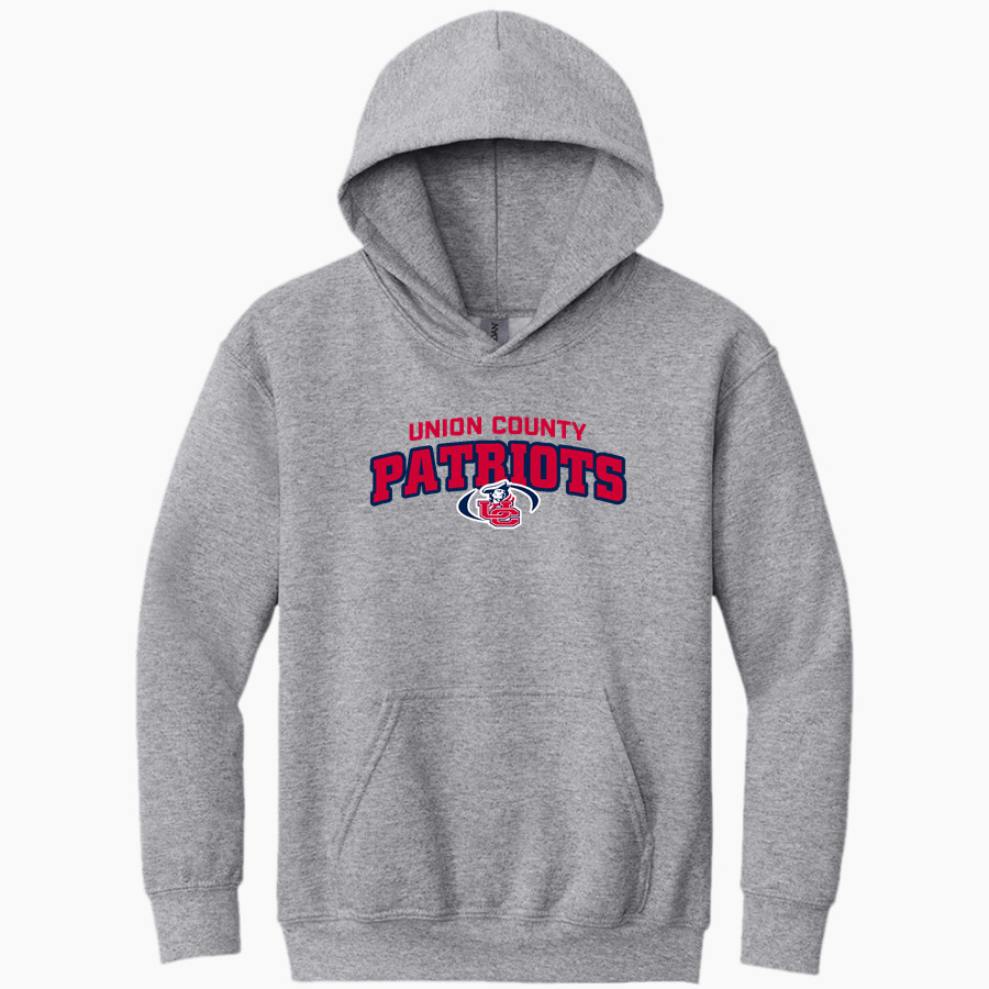 UNION COUNTY HIGH SCHOOL PATRIOTS <span class="pdp-name-mascot">UNION COUNTY PATRIOTS</span> Gildan Youth Heavy Blend Hoodie