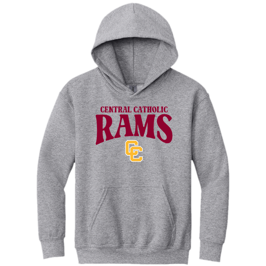 Central Catholic Rams <span class="pdp-name-mascot">Central Catholic Rams</span> Gildan Youth Heavy Blend Hoodie