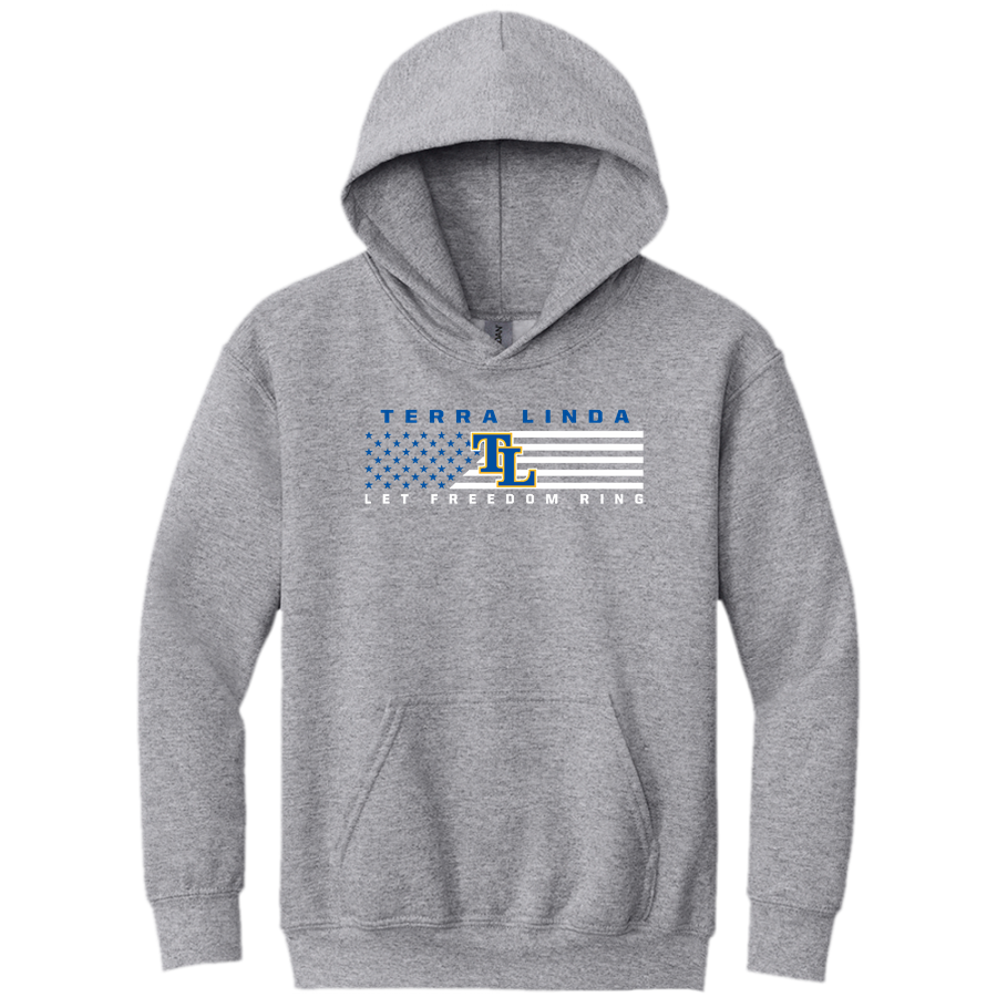 Terra Linda Trojans <span class="pdp-name-mascot">Terra Linda Trojans</span> Gildan Youth Heavy Blend Hoodie