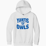 YANTIS HIGH SCHOOL OWLS <span class="pdp-name-mascot">YANTIS OWLS</span> Gildan Youth Heavy Blend Hoodie Front Thumbnail