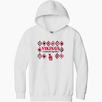 La Jolla Vikings Gildan Youth Heavy Blend Hoodie Front Thumbnail