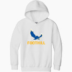 FOOTHILL HIGH SCHOOL FALCONS <span class="pdp-name-mascot">FOOTHILL FALCONS</span> Gildan Youth Heavy Blend Hoodie Front Thumbnail
