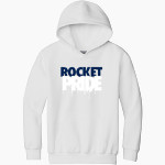 Broughal Rockets <span class="pdp-name-mascot">Broughal Rockets</span> Gildan Youth Heavy Blend Hoodie Front Thumbnail