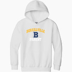 Burrillville Broncos Gildan Youth Heavy Blend Hoodie Front Thumbnail