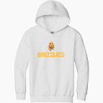 Fowler Grizzlies Gildan Youth Heavy Blend Hoodie Front Thumbnail