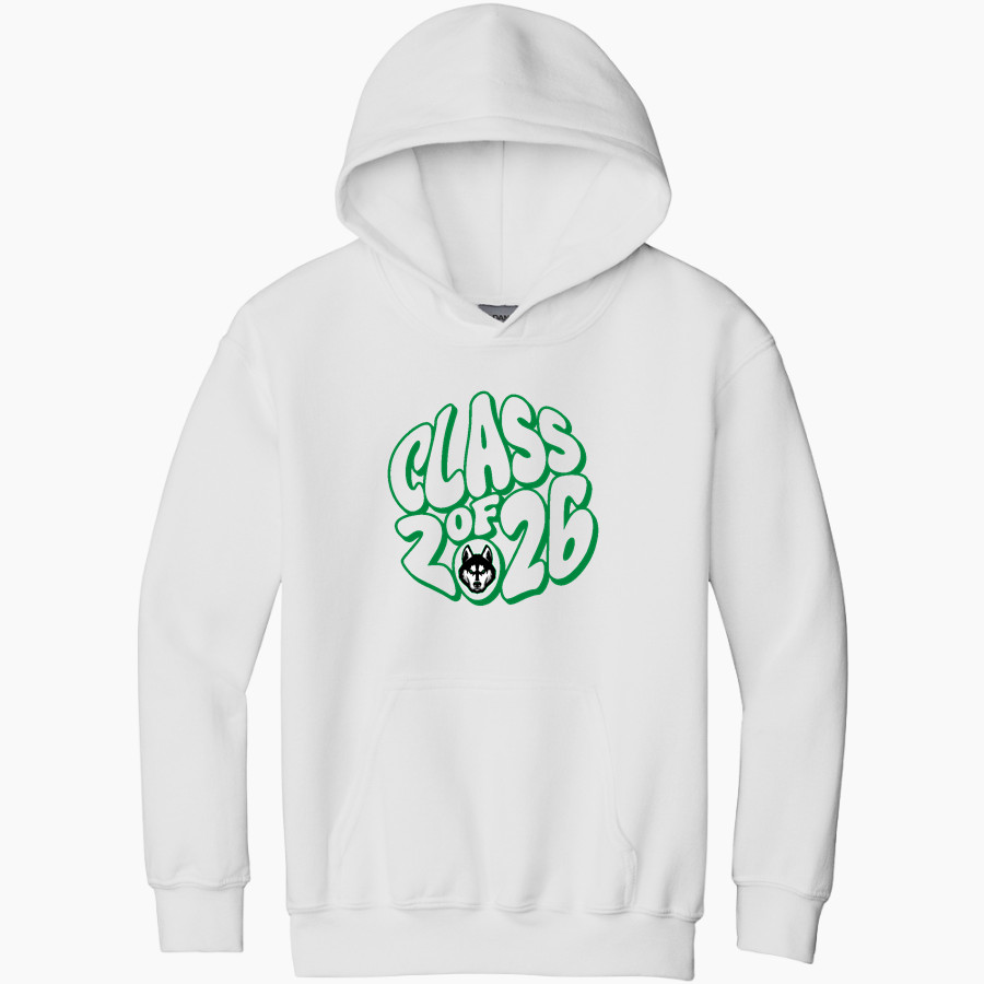 HILLCREST HIGH SCHOOL HUSKIES <span class="pdp-name-mascot">HILLCREST HUSKIES</span> Gildan Youth Heavy Blend Hoodie