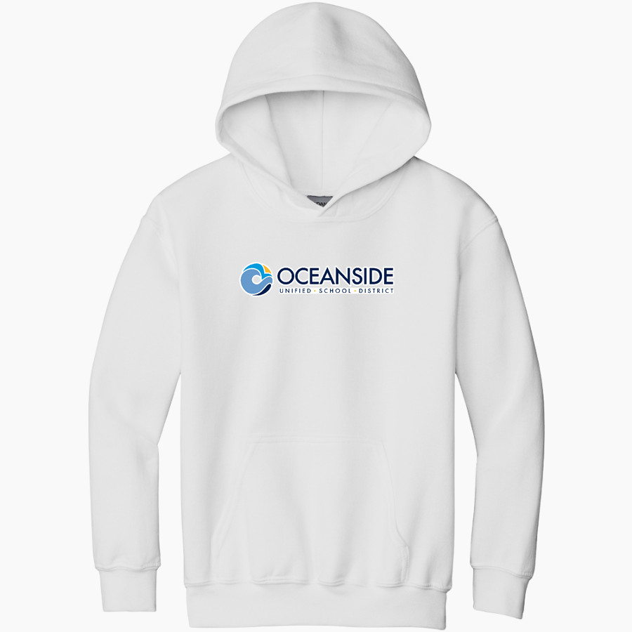 OCEANSIDE UNIFIED OCEANSIDE UNIFIED <span class="pdp-name-mascot">OCEANSIDE UNIFIED SCHOOL DISTRICT</span> Gildan Youth Heavy Blend Hoodie