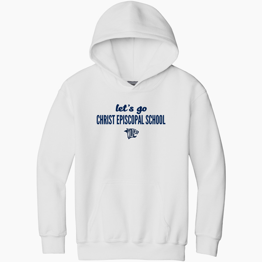 Christ Episcopal Wildcats Gildan Youth Heavy Blend Hoodie