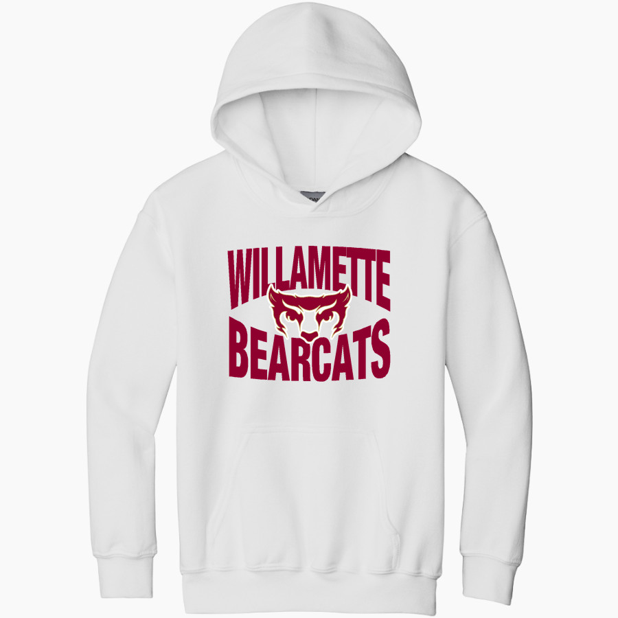 Willamette Bearcats <span class="pdp-name-mascot">Willamette Bearcats</span> Gildan Youth Heavy Blend Hoodie