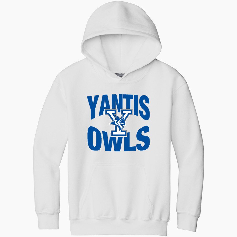 YANTIS HIGH SCHOOL OWLS <span class="pdp-name-mascot">YANTIS OWLS</span> Gildan Youth Heavy Blend Hoodie