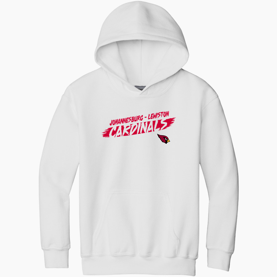 JOHANNESBURG-LEWISTON HIGH SCH CARDINALS <span class="pdp-name-mascot">JOHANNESBURG - LEWISTON CARDINALS</span> Gildan Youth Heavy Blend Hoodie