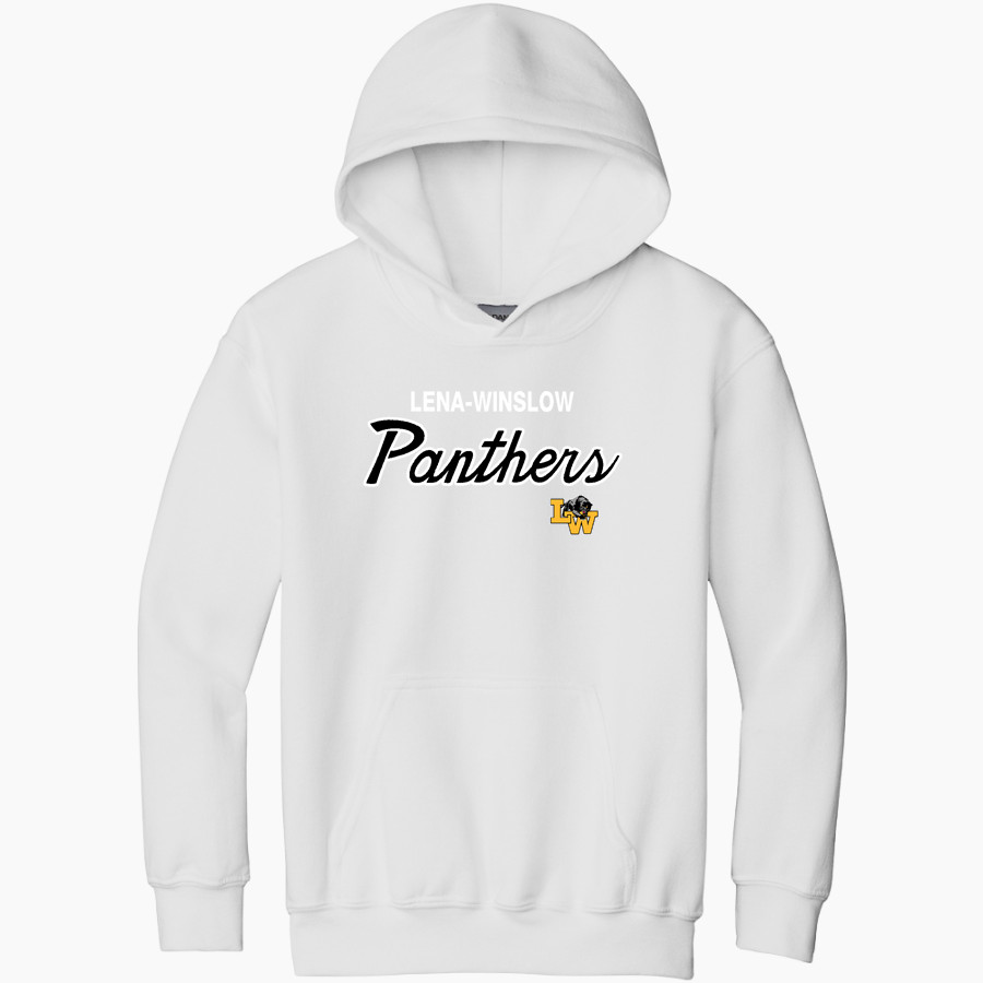Lena-winslow Panthers <span class="pdp-name-mascot">Lena-winslow Leopards</span> Gildan Youth Heavy Blend Hoodie
