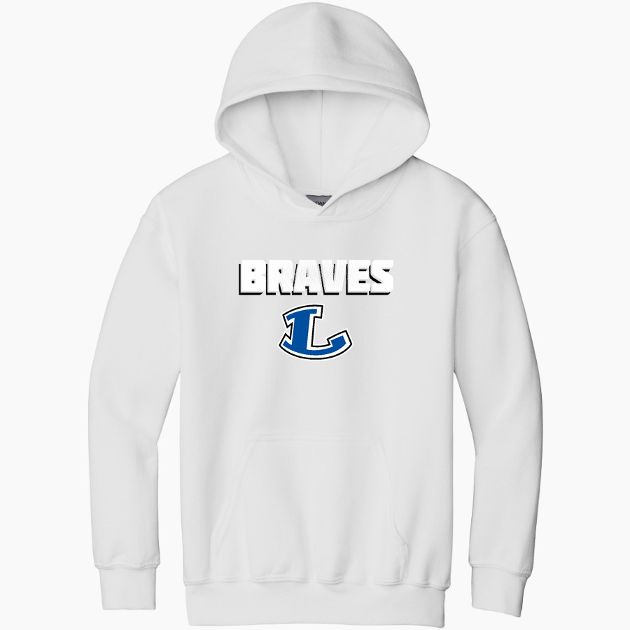 LOMPOC HIGH SCHOOL BRAVES <span class="pdp-name-mascot">LOMPOC BRAVES</span> Gildan Youth Heavy Blend Hoodie