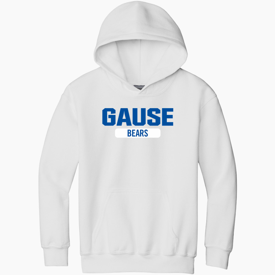 Gause Bears <span class="pdp-name-mascot">Gause Bears</span> Gildan Youth Heavy Blend Hoodie