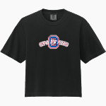 Ohio School For The Deaf Spartans <span class="pdp-name-mascot">Ohio School For The Deaf Spartans</span> Comfort Colors Women's Heavyweight Boxy Tee Front Thumbnail