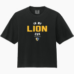 Leadership Prep Lions <span class="pdp-name-mascot">Leadership Prep School Lions</span> Comfort Colors Women's Heavyweight Boxy Tee Front Thumbnail