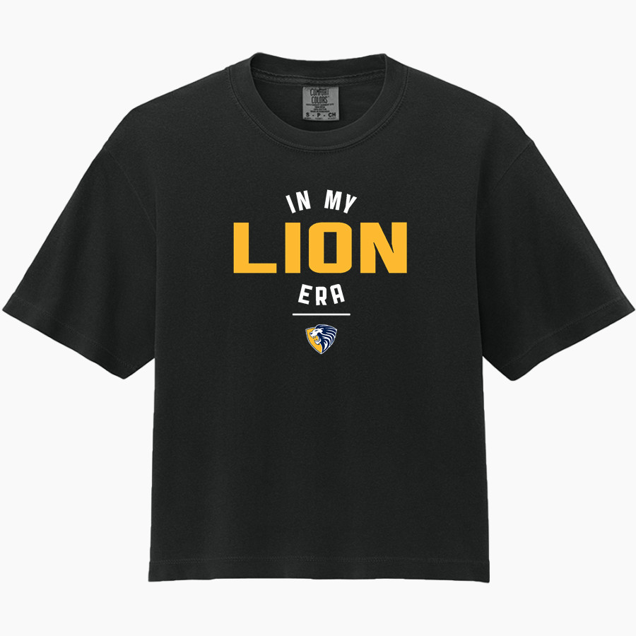 Leadership Prep Lions <span class="pdp-name-mascot">Leadership Prep School Lions</span> Comfort Colors Women's Heavyweight Boxy Tee