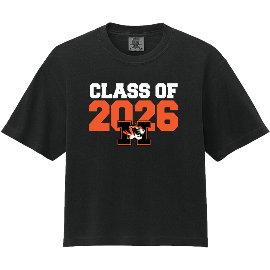HOPKINSVILLE HIGH SCHOOL TIGERS <span class="pdp-name-mascot">HOPKINSVILLE TIGERS</span> Comfort Colors Women's Heavyweight Boxy Tee