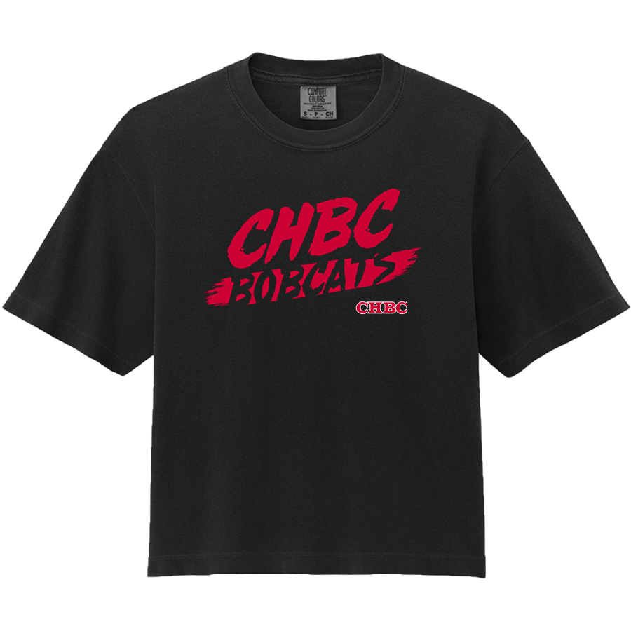 Cowden-Herrick Beecher City Bobcats <span class="pdp-name-mascot">BEECHER CITY EAGLES</span> Comfort Colors Women's Heavyweight Boxy Tee