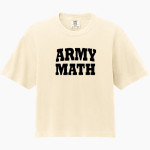 West Point Math Department Comfort Colors Women's Heavyweight Boxy Tee - Army Math - West Point ...