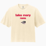 Lake Mary Rams <span class="pdp-name-mascot">Lake Mary Rams</span> Comfort Colors Women's Heavyweight Boxy Tee Front Thumbnail