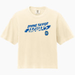 Divine Savior Academy Jaguars <span class="pdp-name-mascot">Divine Savior Academy Jaguars</span> Comfort Colors Women's Heavyweight Boxy Tee Front Thumbnail