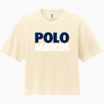 POLO HIGH SCHOOL MARCOS <span class="pdp-name-mascot">POLO MARCOS</span> Comfort Colors Women's Heavyweight Boxy Tee Front Thumbnail