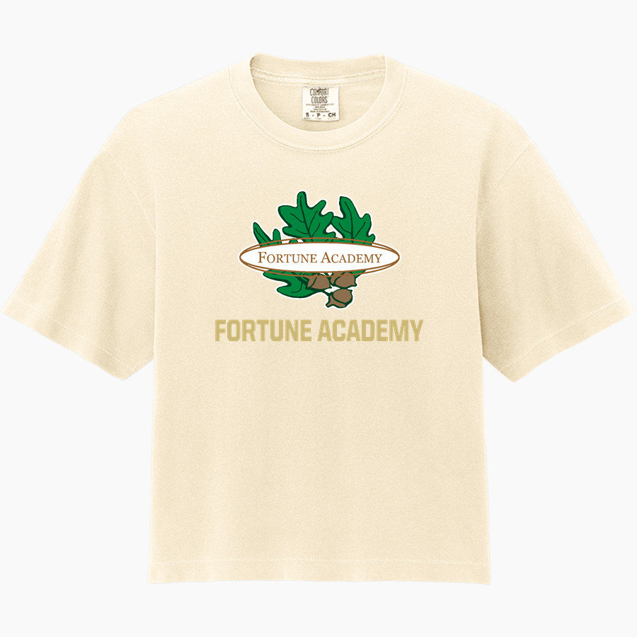 Fortune Academy Mighty Oaks online store Comfort Colors Women's Heavyweight Boxy Tee