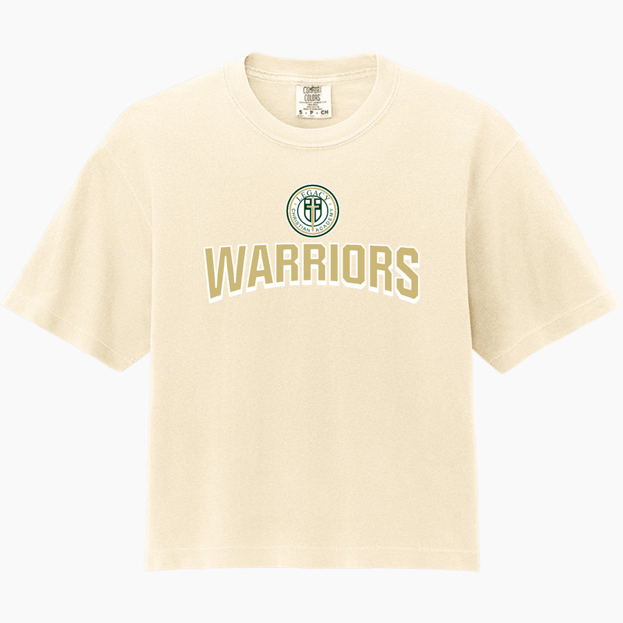 LEGACY CHRISTIAN WARRIORS Comfort Colors Women's Heavyweight Boxy Tee