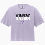 DULUTH HIGH SCHOOL WILDCATS <span class="pdp-name-mascot">DULUTH WILDCATS</span> Comfort Colors Women's Heavyweight Boxy Tee Front Thumbnail