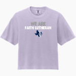 Faith Lutheran Falcons <span class="pdp-name-mascot">Faith Lutheran High School Falcons</span> Comfort Colors Women's Heavyweight Boxy Tee Front Thumbnail
