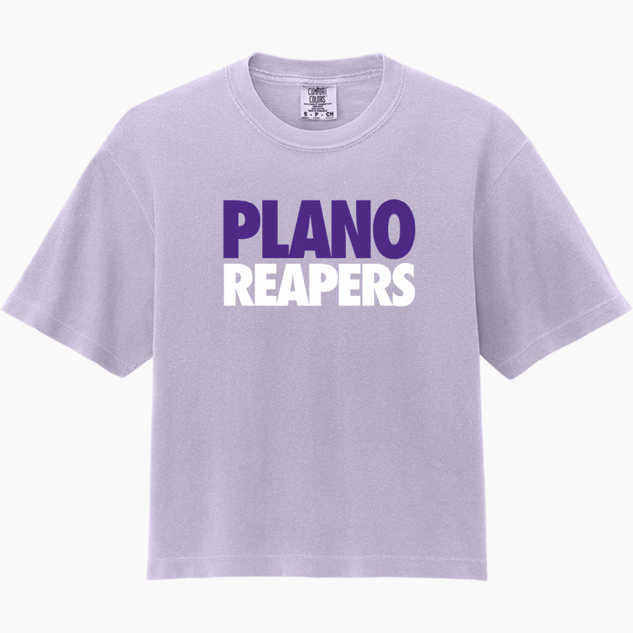 Plano Reapers <span class="pdp-name-mascot">Plano Reapers</span> Comfort Colors Women's Heavyweight Boxy Tee