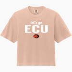 ECU Tigers <span class="pdp-name-mascot">East Central Tigers</span> Comfort Colors Women's Heavyweight Boxy Tee Front Thumbnail