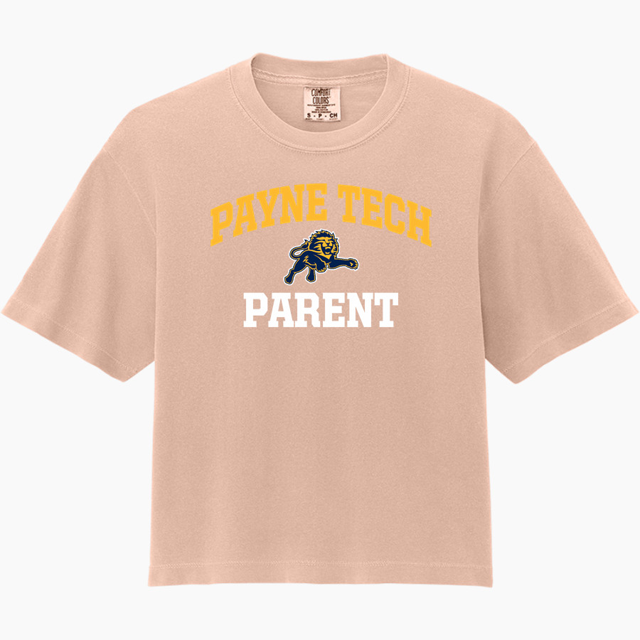 Payne Tech Lions Comfort Colors Women's Heavyweight Boxy Tee