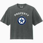 Texas School for the Deaf Comfort Colors Women's Heavyweight Boxy Tee Front Thumbnail