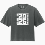 Zion Lutheran School Panthers Comfort Colors Women's Heavyweight Boxy Tee Front Thumbnail