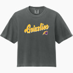 Fowler Grizzlies Comfort Colors Women's Heavyweight Boxy Tee Front Thumbnail