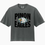 PINON HIGH SCHOOL EAGLES <span class="pdp-name-mascot">PINON EAGLES</span> Comfort Colors Women's Heavyweight Boxy Tee Front Thumbnail